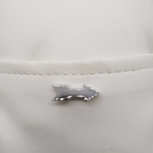 VINTAGE Mens Arrow Silvertone Tie Pin Lapel 1982